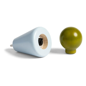 &Klevering - Halma Salt and Pepper Shakers | Blue