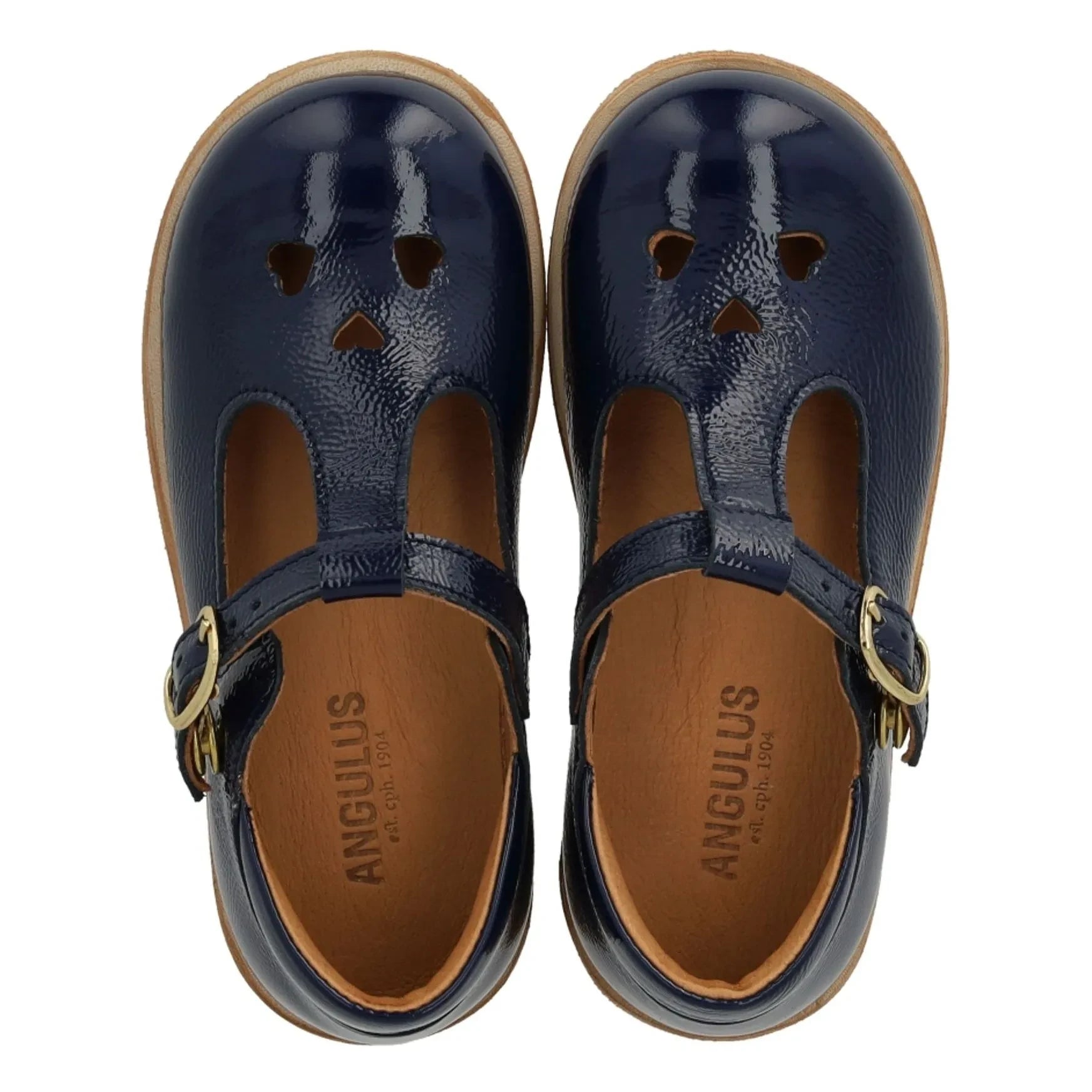 Angulus - Navy Patent Baby Shoes