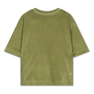 Repose AMS - Organic cotton towel T-shirt | Khaki