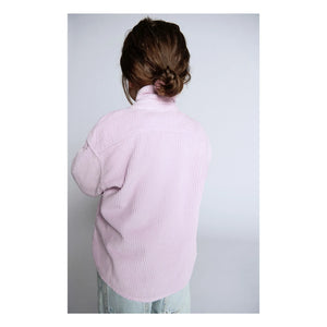 American Vintage - Padow Organic Cotton Velvet Shirt | Pale Pink