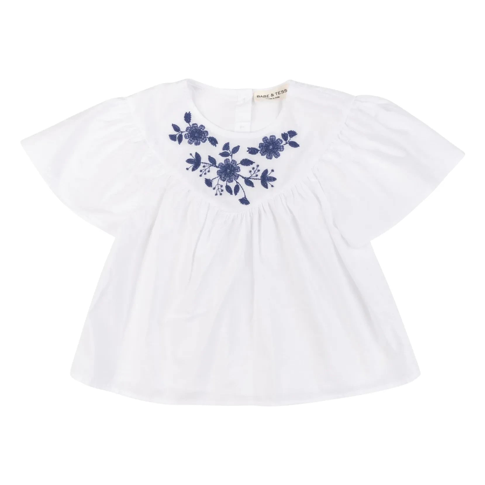 Babe & Tess - Jessica Embroidered Blouse | White