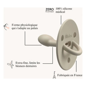 Elhée - Choochoo Bobby medical silicone pacifier tips - Set of 3 | Blue
