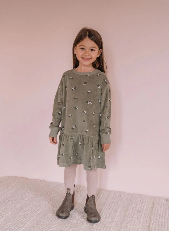 Studio Bohème - Chicas Gui Organic Cotton Velvet Dress