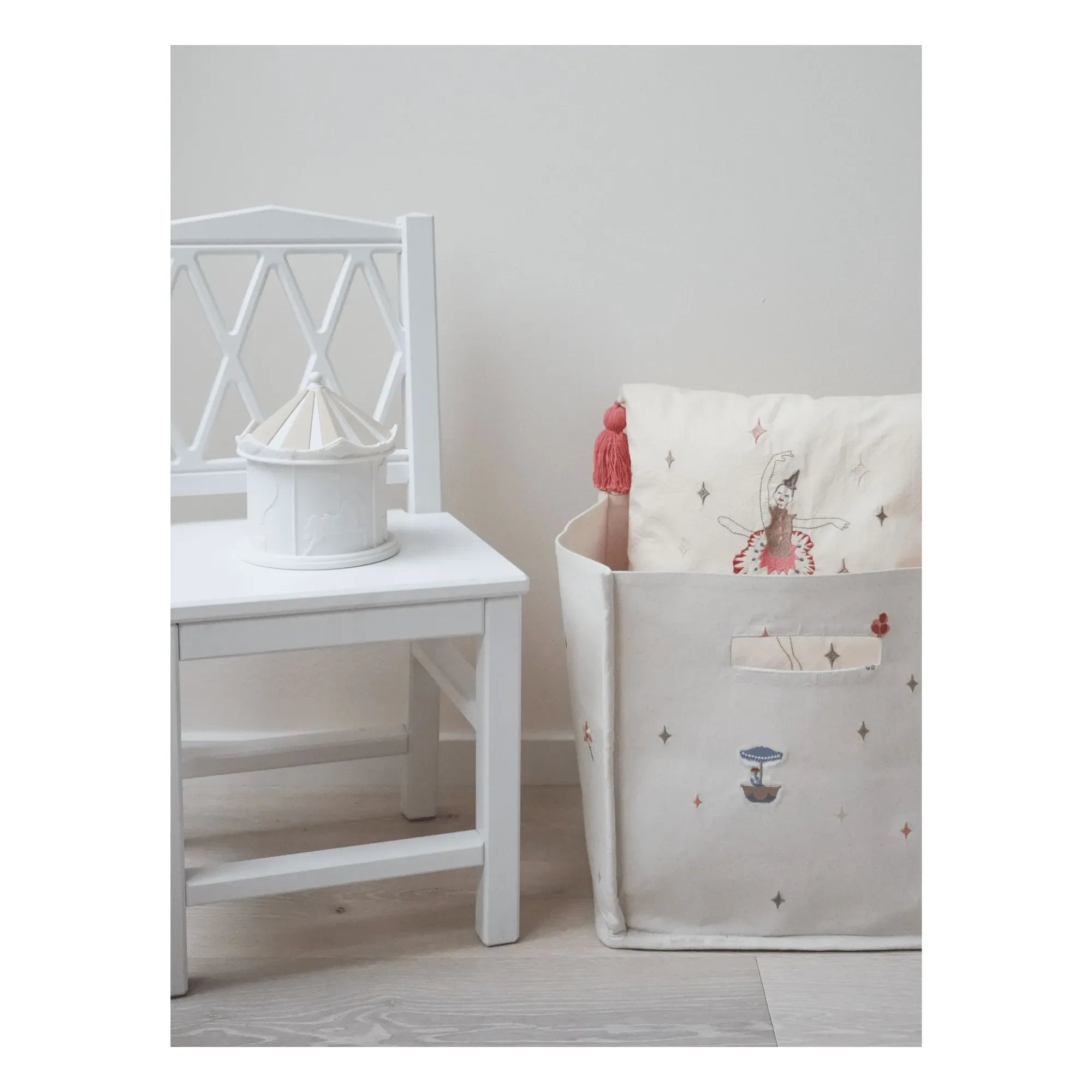 Cam Cam - Storage Basket Carrousel | Beige