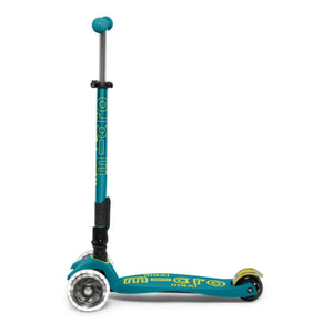 Micro - Maxi Foldable LED Scooter | Green