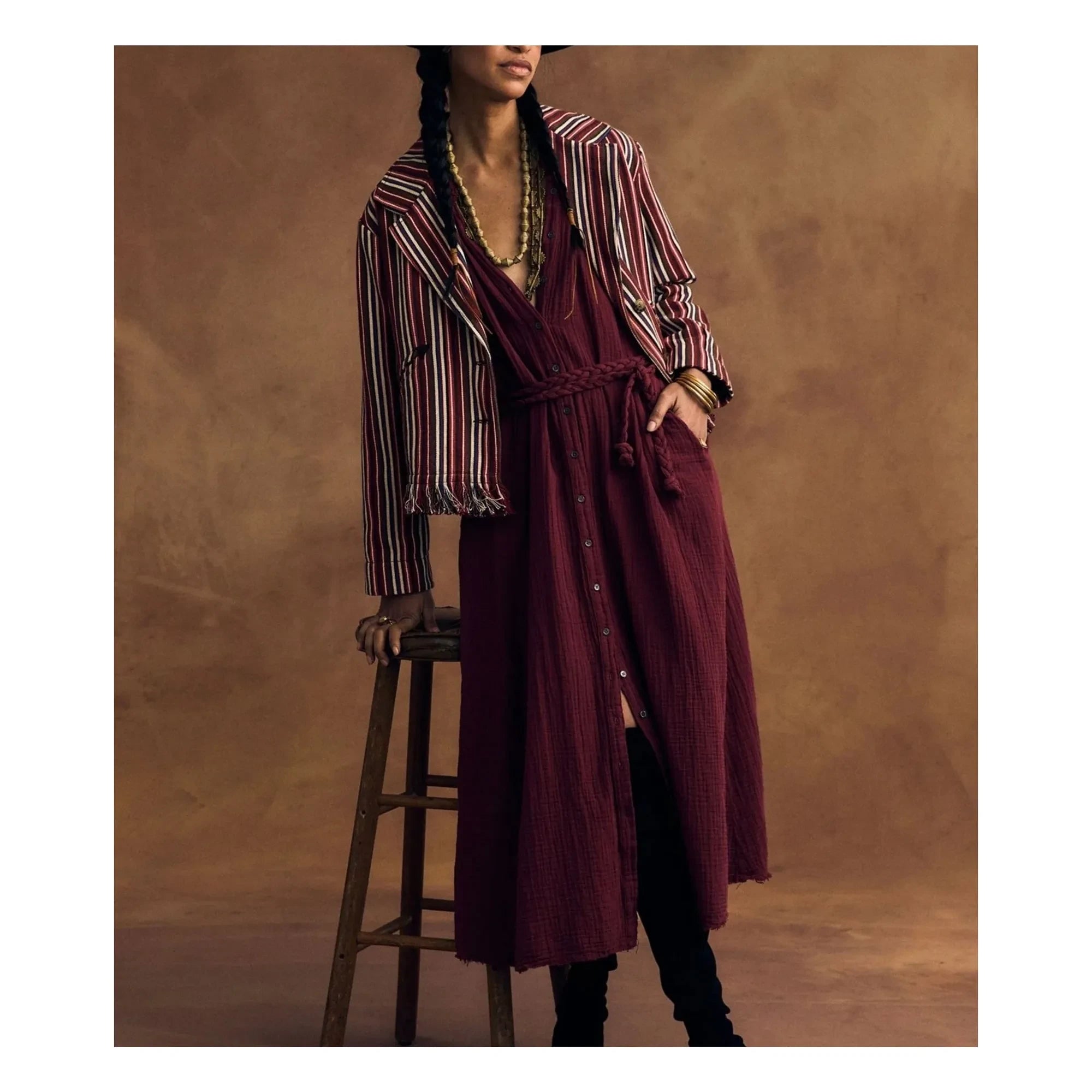 Xirena - Andrea Cotton Gingham Dress | Red