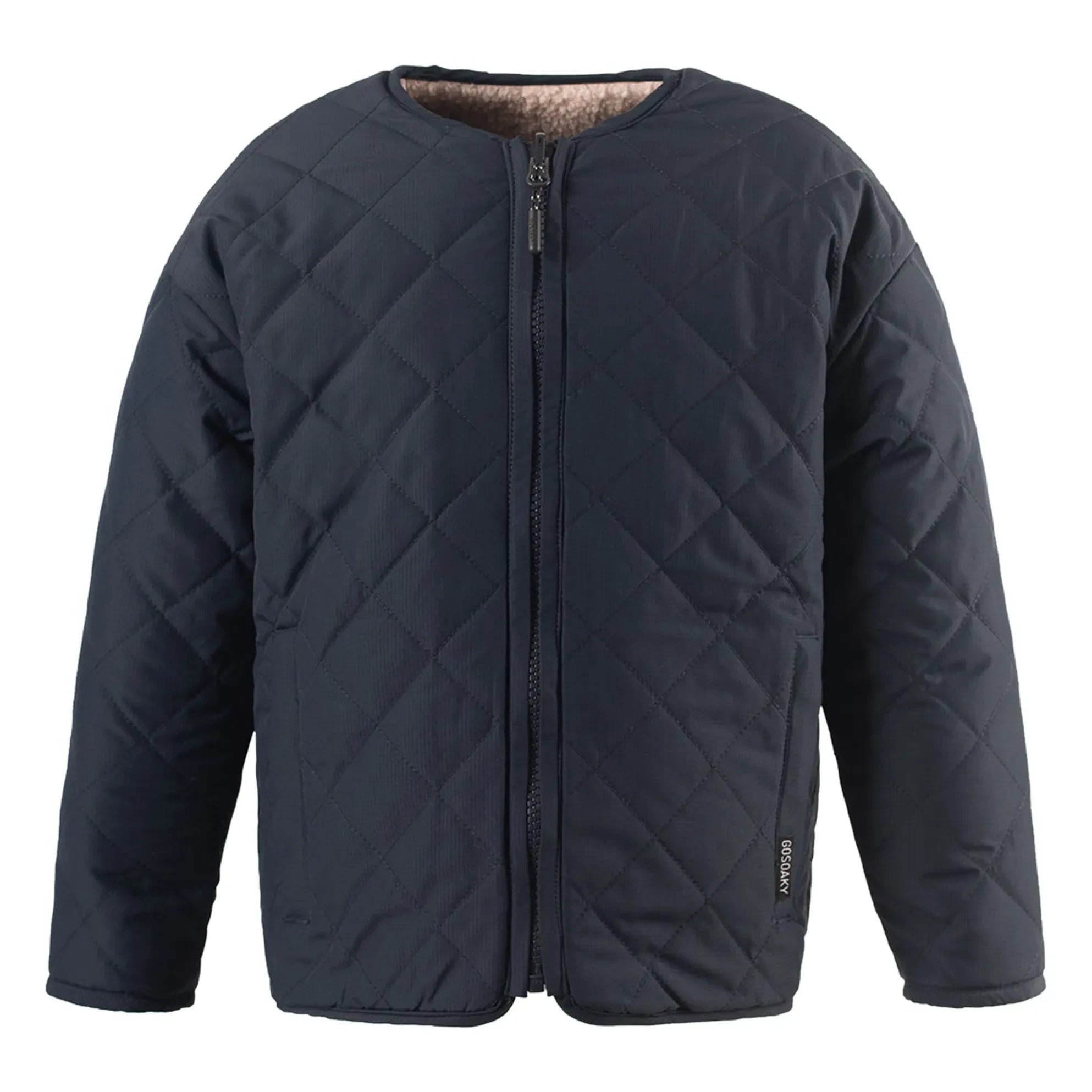 Gosoaky - Sleeping Lion Reversible Sherpa Jacket | Beige