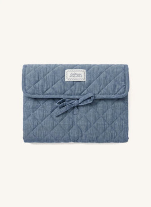 Editions Aimable - Marcel nomad changing mat | Blue Chambray