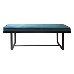 Maison Sarah Lavoine - Gaspard velvet bench | Sarah Blue