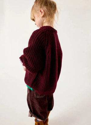 American Vintage - Cyrow Wool Knit Sweater | Burgundy