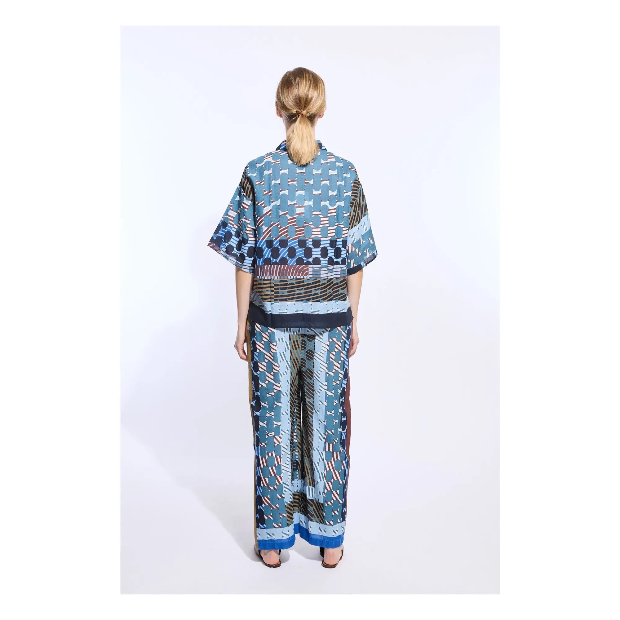 Mapoésie - Max Pollen Cotton Pants | Blue