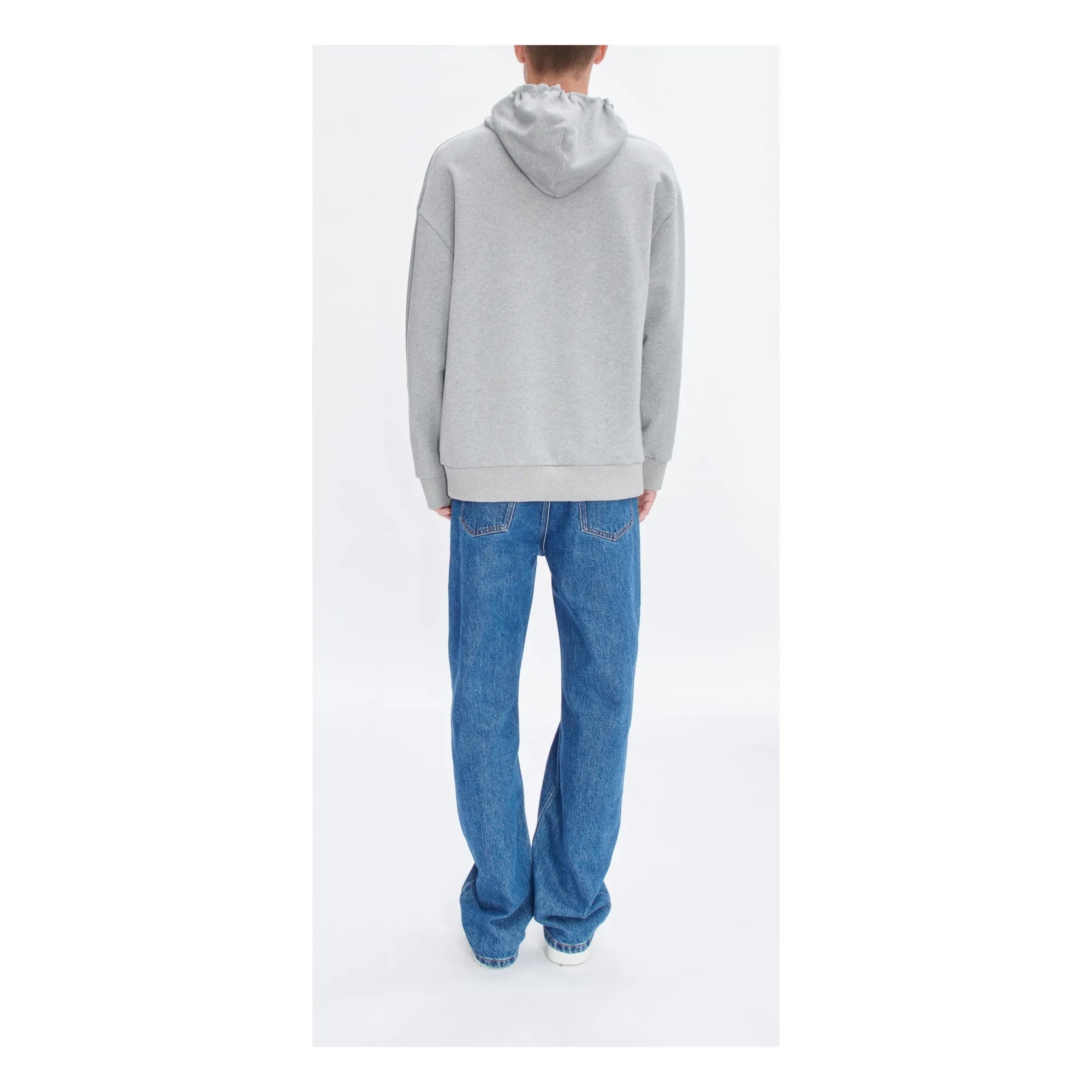A.P.C. - Milo Organic Cotton Hoodie | Gray Melange