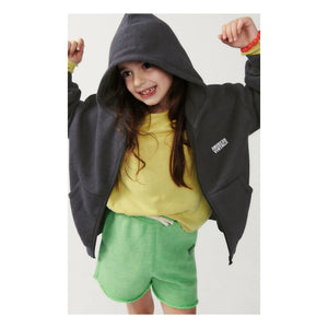 American Vintage - Doven Zip Sweatshirt | Marled Charcoal Gray