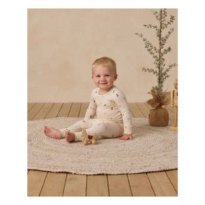 Quincy Mae - Winter Wonderland Pajama Set | Ecru