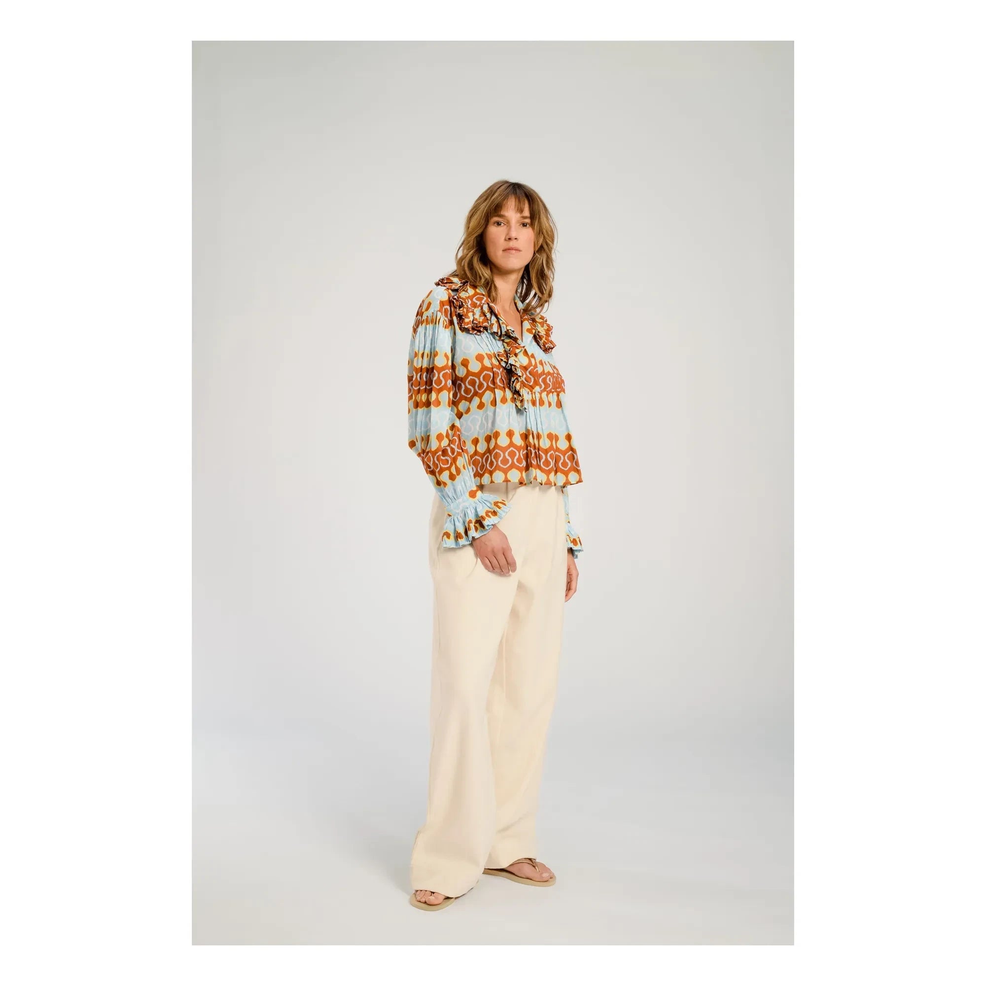 Virginie de Vinster - Rio Blouse | Beige