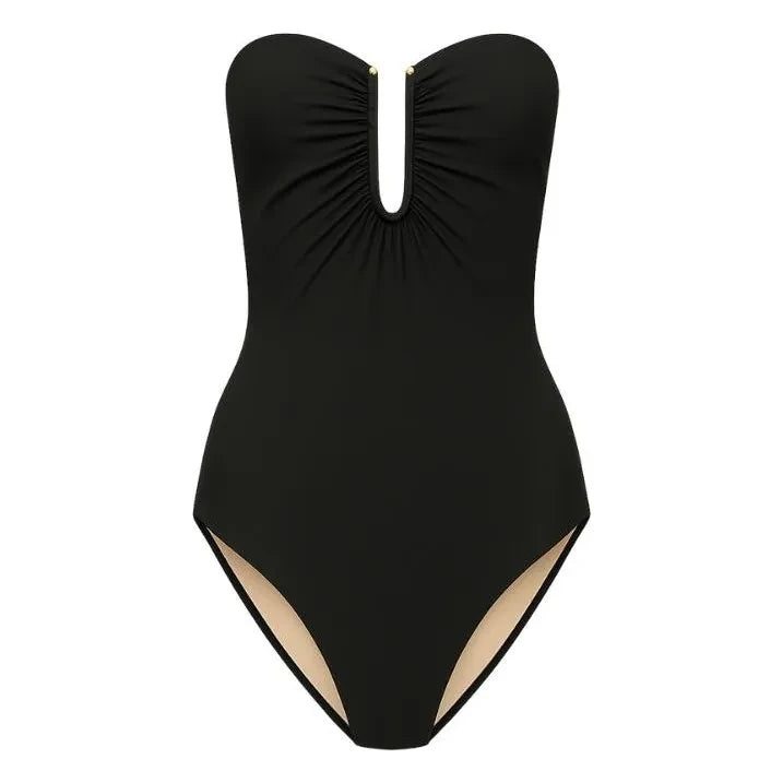 Vanessa Sposi - Le Loop Metal One-Piece Swimsuit | Black