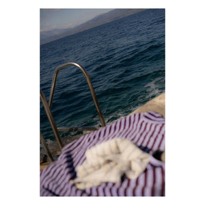 Bongusta - Naram bath towel | Burgundy