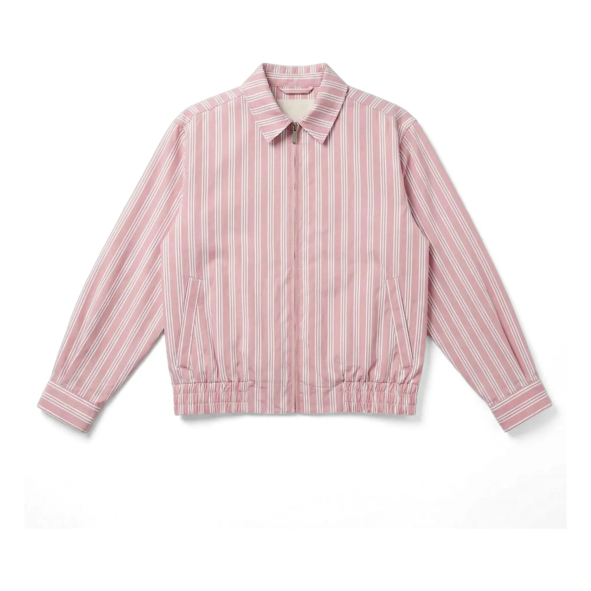 Smallable Kid - Noah Striped Jacket | Dust Pink