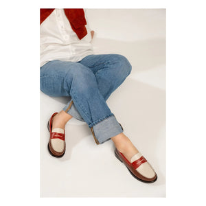 Lachoix - Penny Tricolor Loafer | Brown
