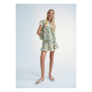 the new society - Beverly Cotton Skirt | Off-white