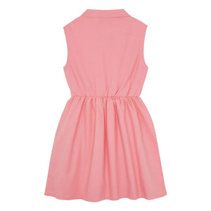 The Campamento - Mi-Long Floral Dress | Candy pink