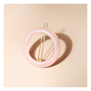 Bachca - Opaline Round Hair Clip | Pink
