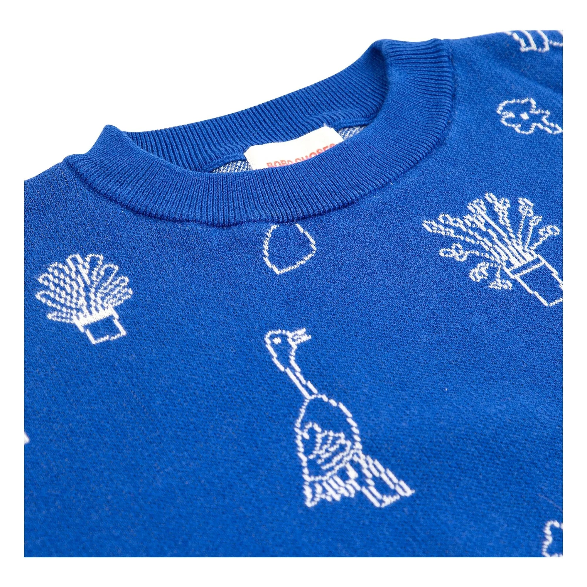 Bobo Choses - Summer Trip Organic Cotton Sweater | Blue