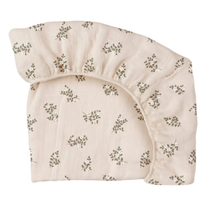 Main Sauvage - Holly Flowers elastic sheet | Sand