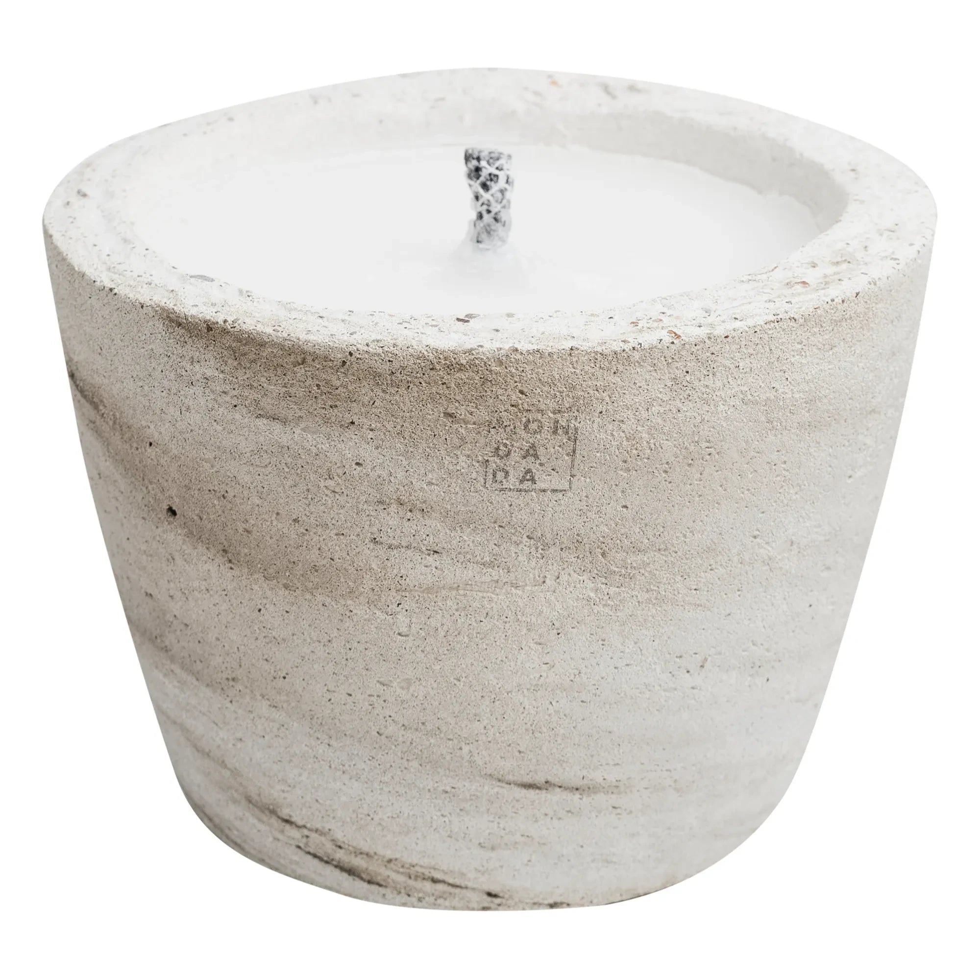 Mon Dada - Neutral Scented Outdoor Candle with Cover | White/Ecru