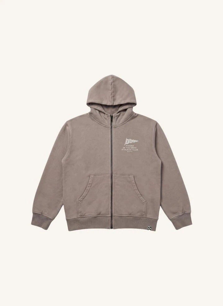 Finger in the Nose - Harlan Run Club Organic Cotton Sweatshirt | Gray