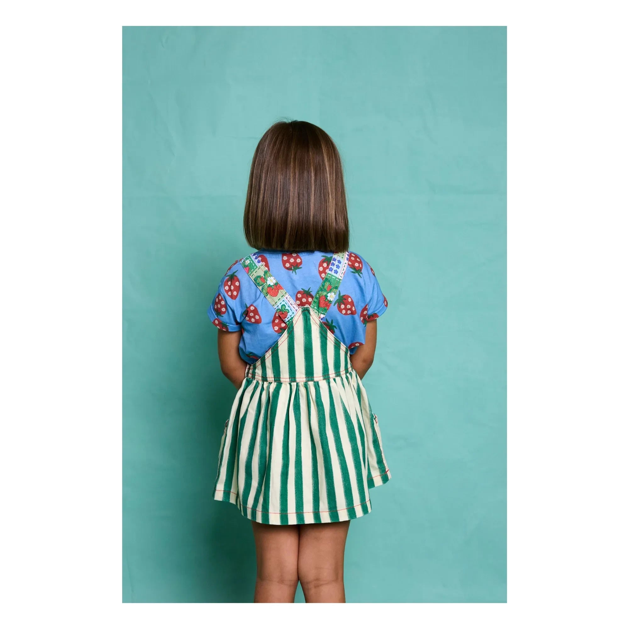 Favorite People - Striped Fragola Salopet Dress | Green