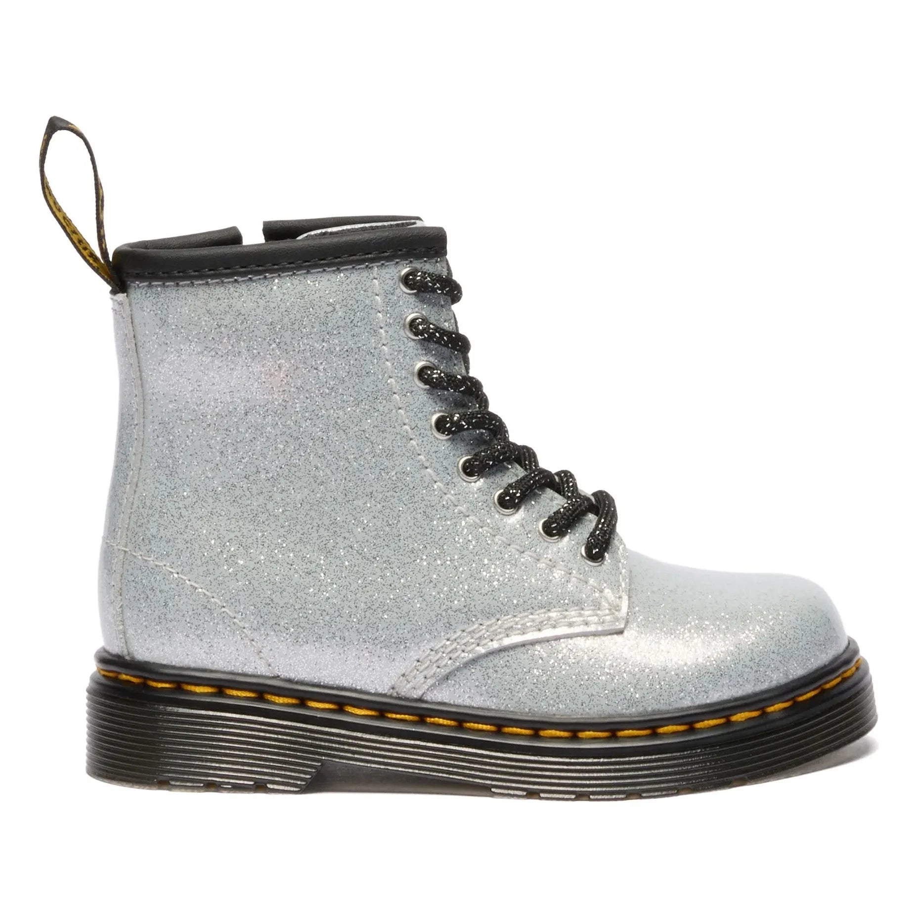 Dr Martens - 1460 J Glitter Boots | Silver