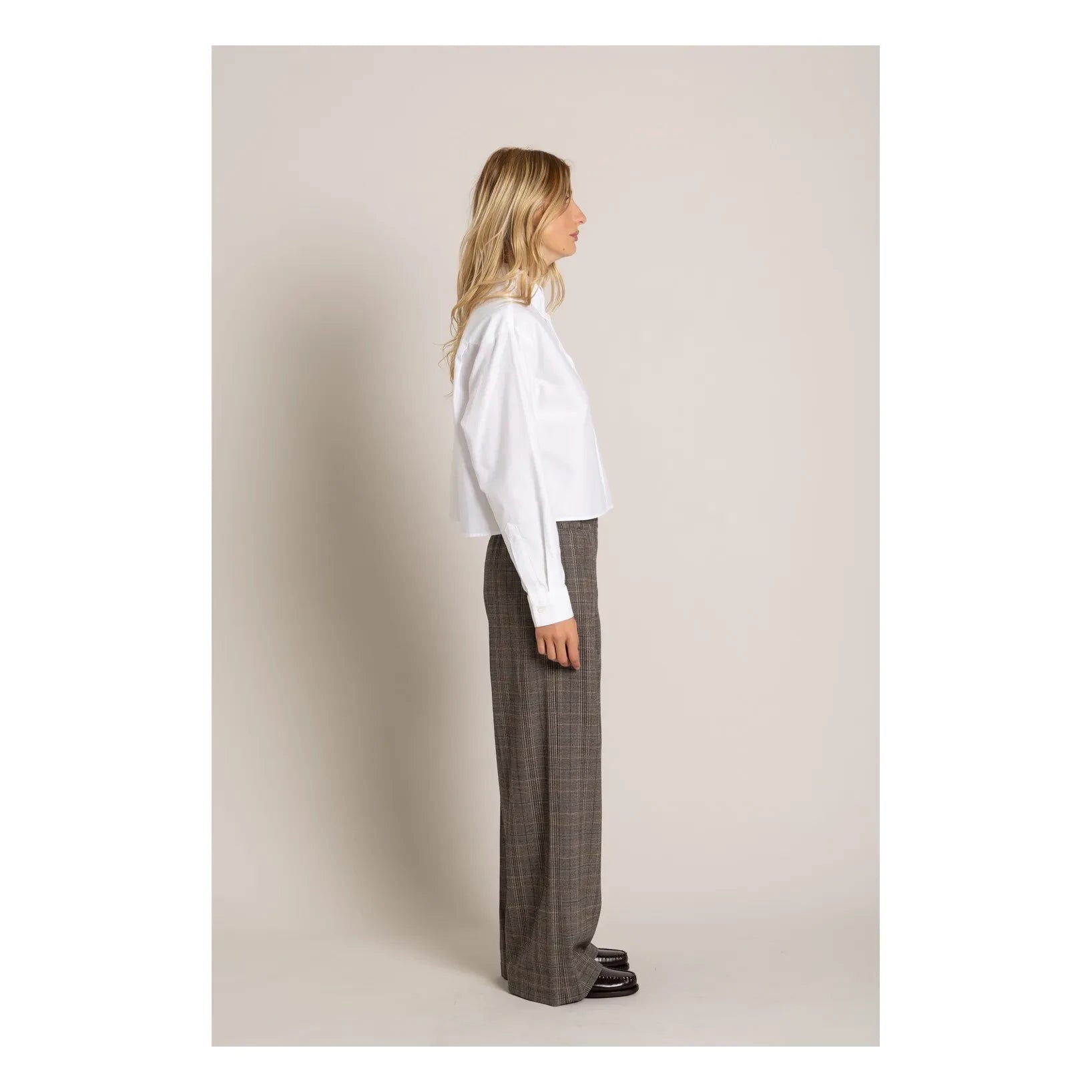 Smallable Woman - Quinn Prince of Wales Yünlü Jogger | Kahverengi