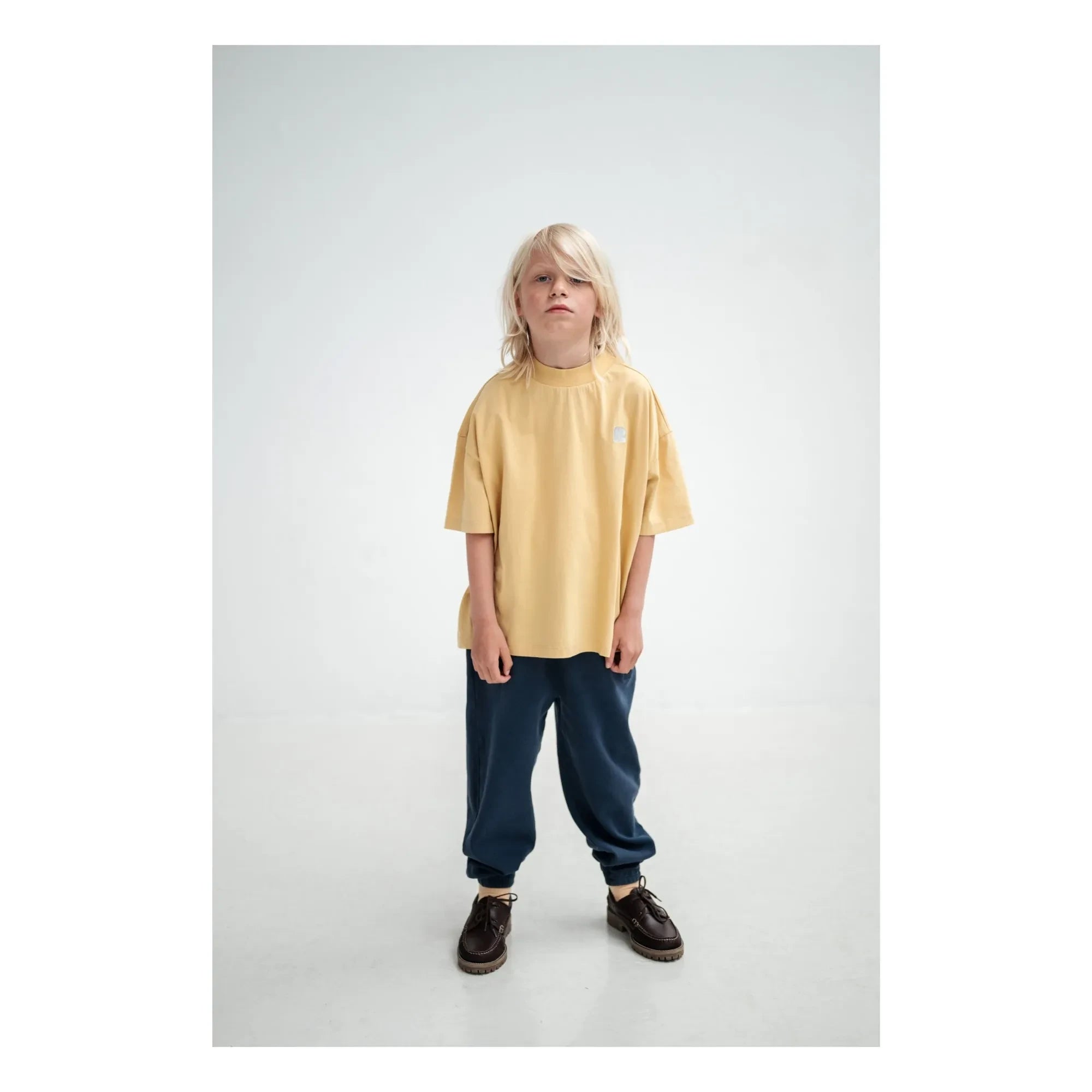 Repose AMS - Square Cut R Organic Cotton T-Shirt | Yellow