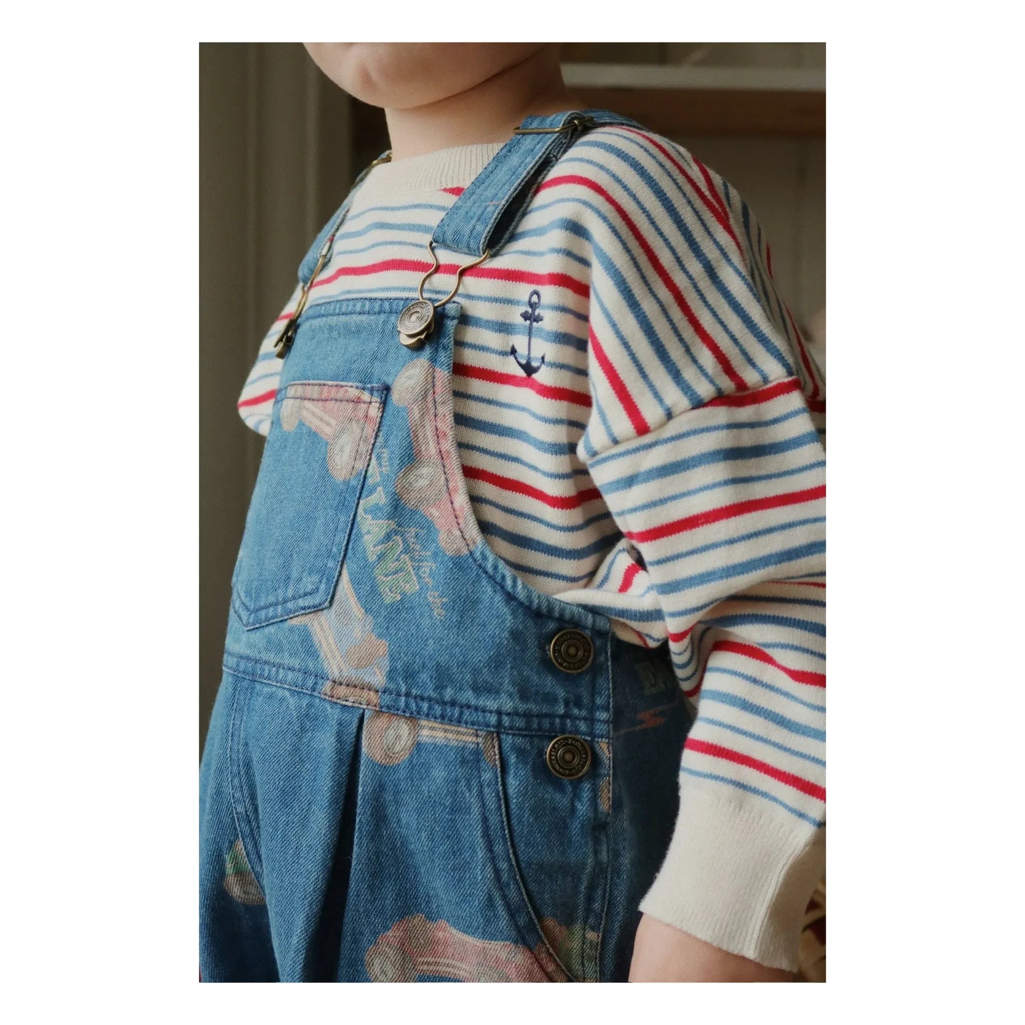 Konges Sløjd - Striped Wool Sweater | Ecru