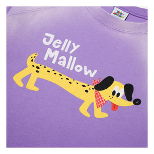 Jelly Mallow - Tie and Dye Dog T-Shirt | Purple