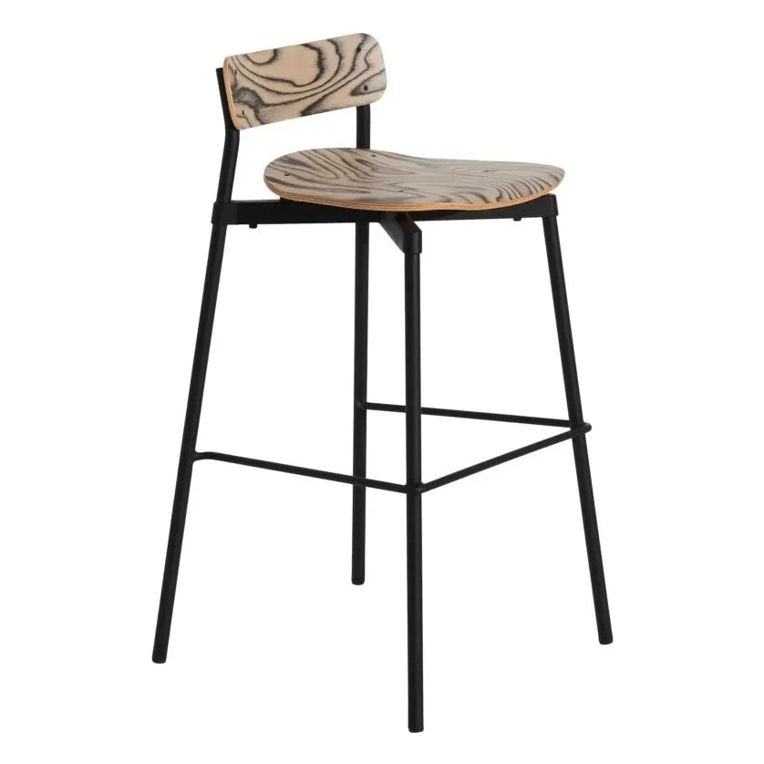 Petite friture - Fromme Beechwood Stool | Black