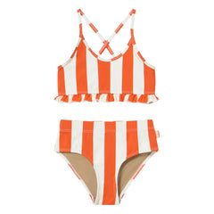 Tinycottons - Striped Swimsuit | Red
