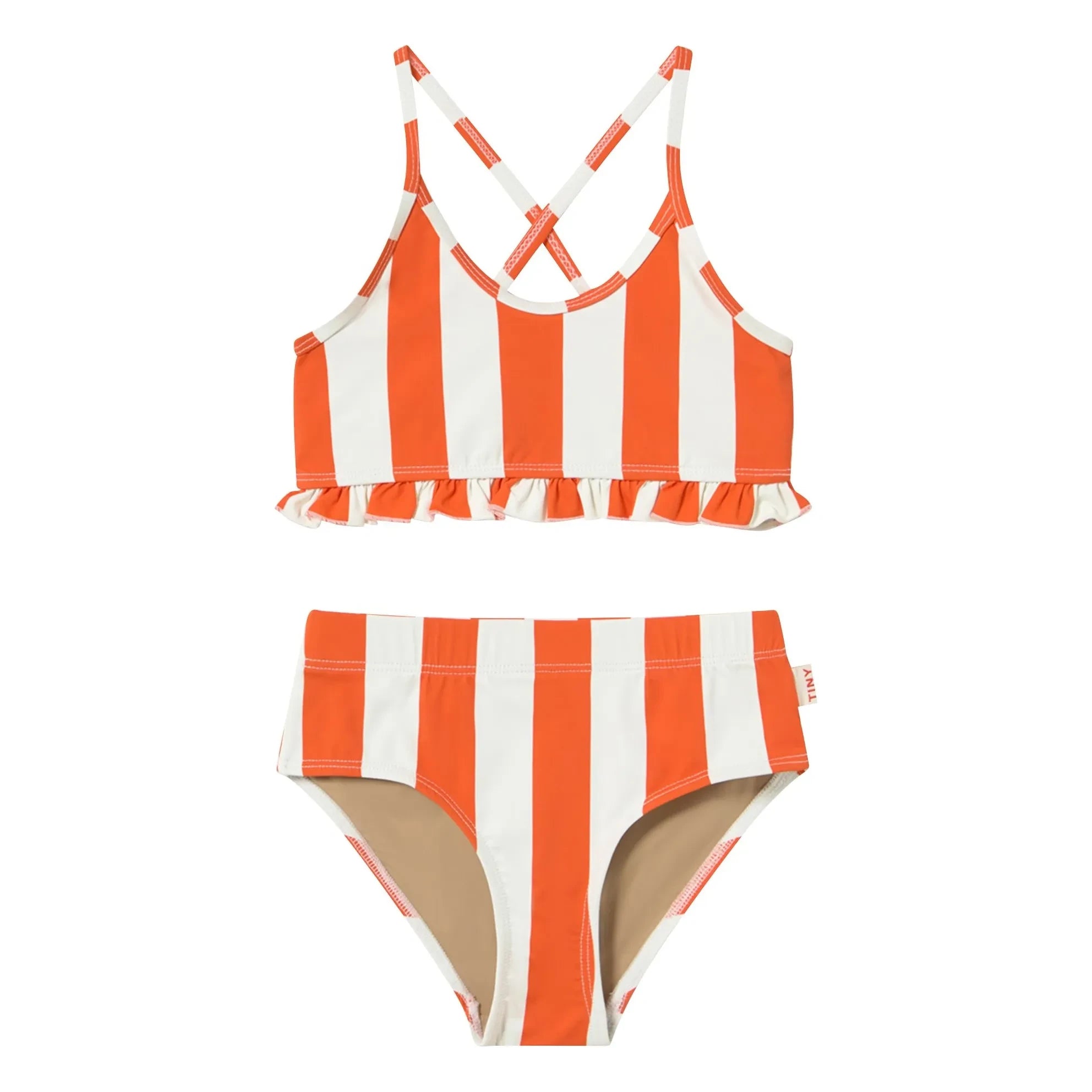 Tinycottons - Striped Swimsuit | Red