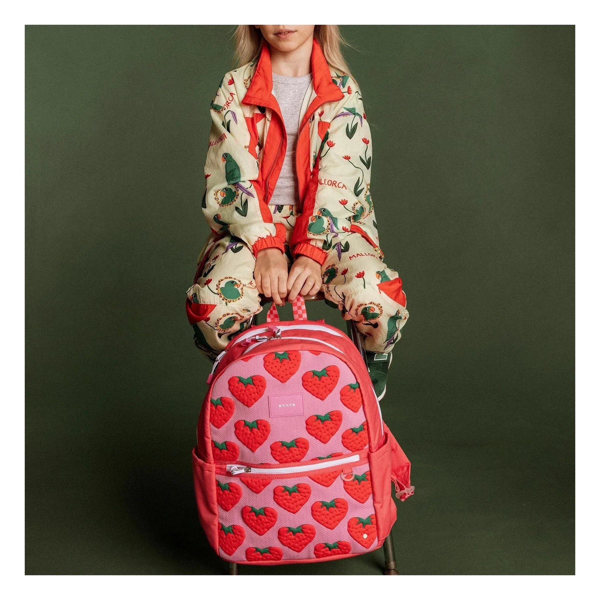 State Bags - Kane Strawberry Backpack | Pink