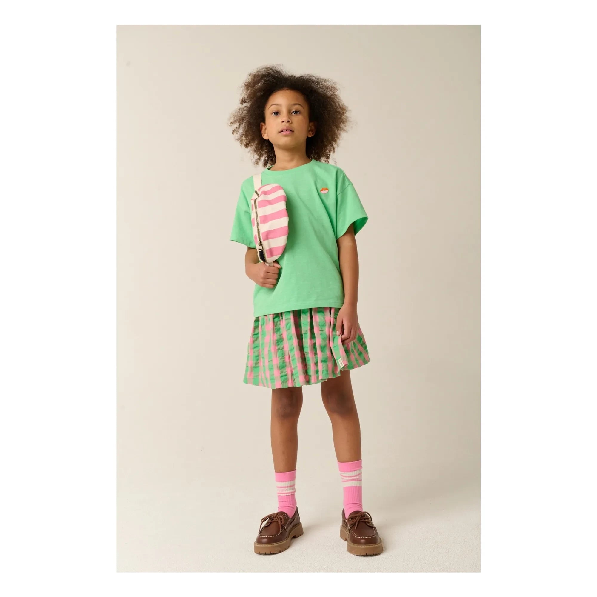Tumble N'Dry - Franca Checked Skirt | Green