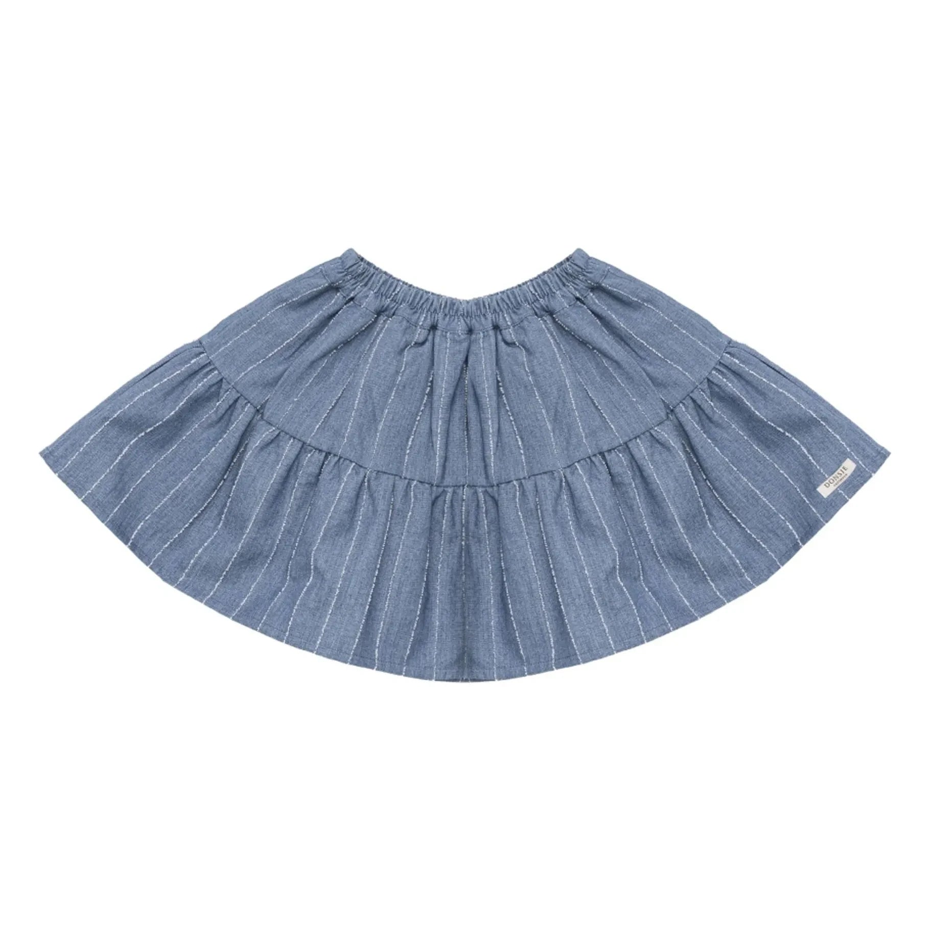 Donsje - Lazie Striped Skirt | Denim Blue