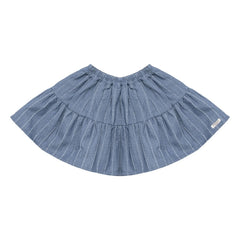 Donsje - Lazie Striped Skirt | Denim Blue