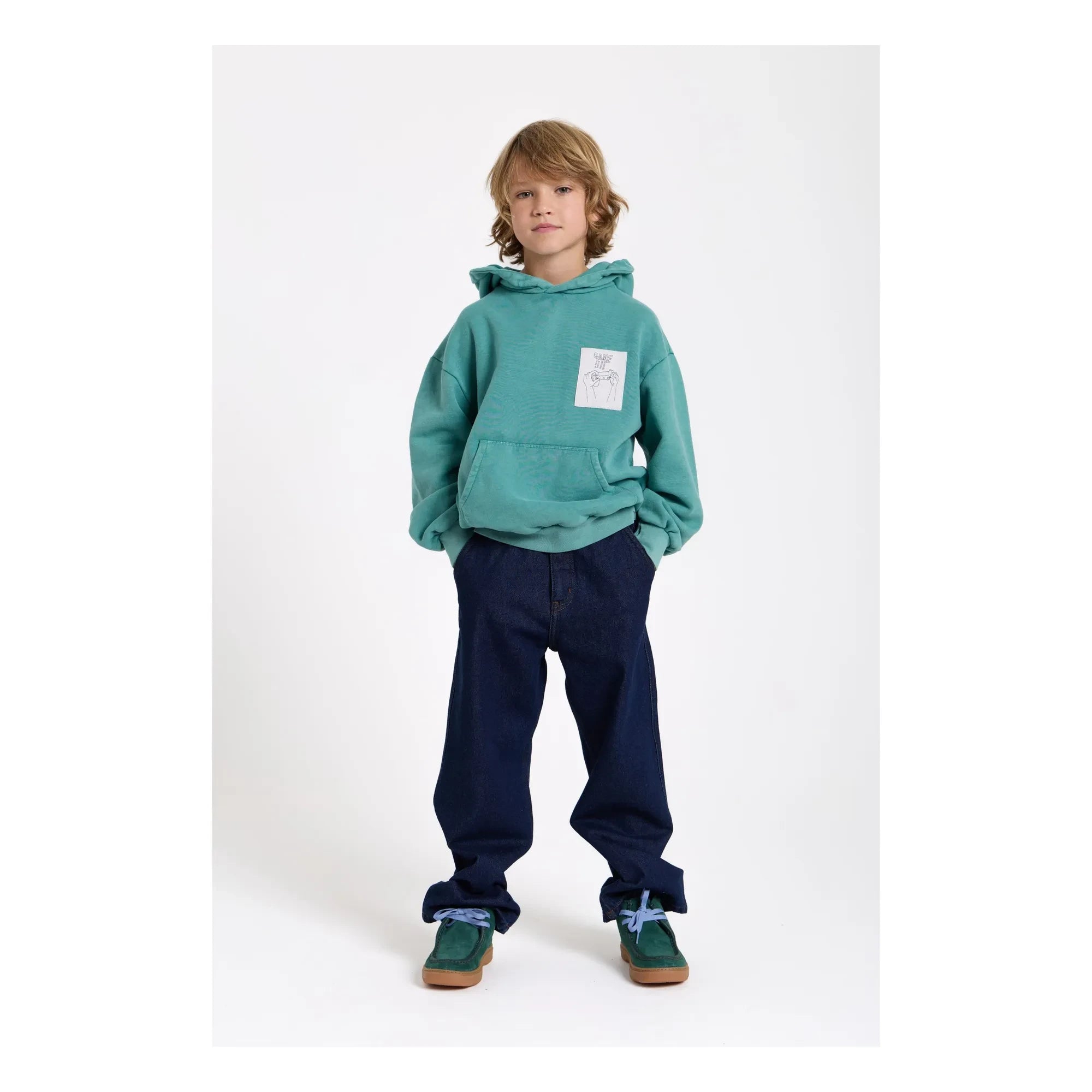 Finger in the nose - Hope Organic Cotton Sweatshirt | Green