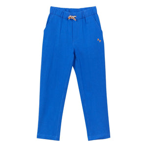 Arsène et Les Pipelettes - Flat Pants | Azure Blue