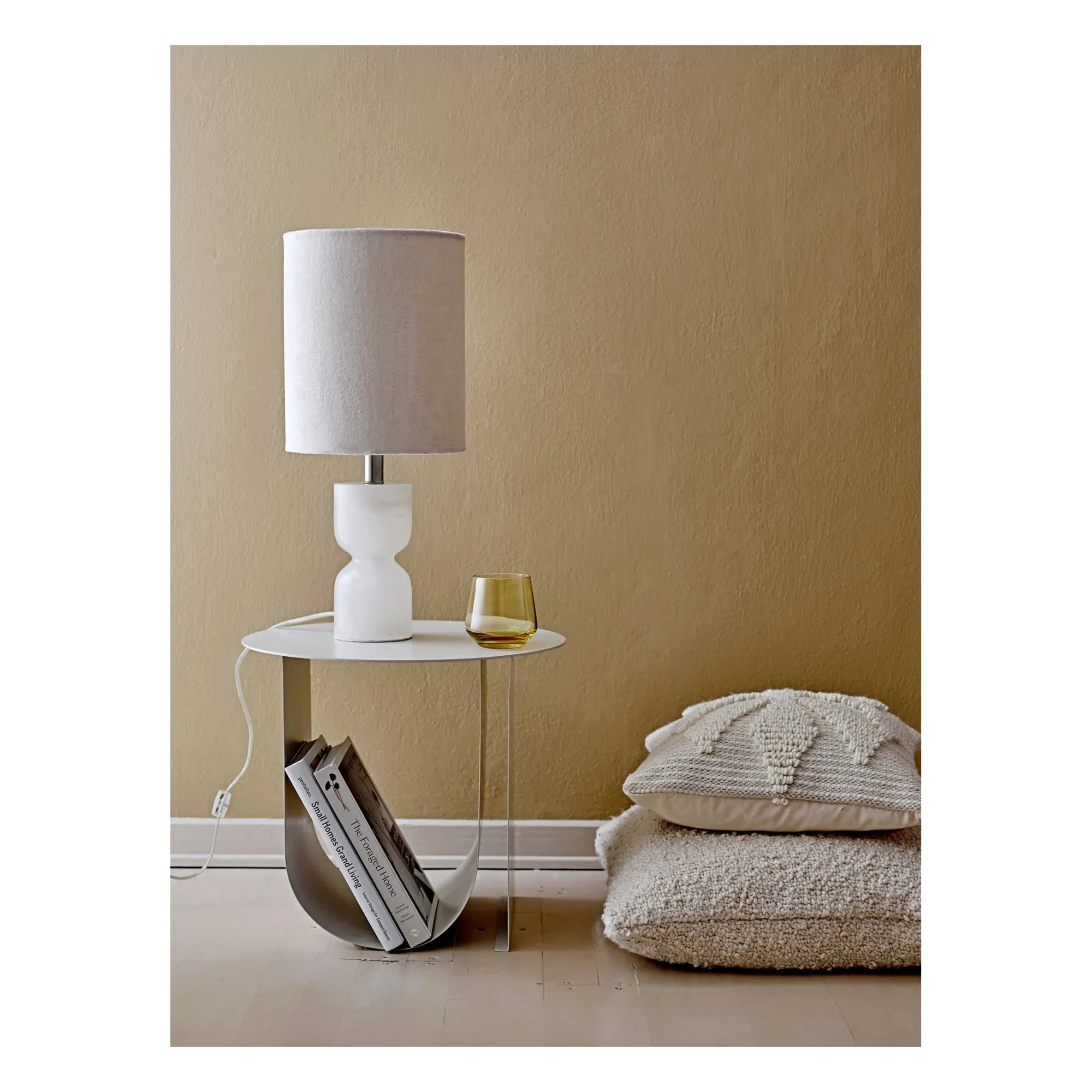 Bloomingville - Cher Metal Side Table | Pearl Gray