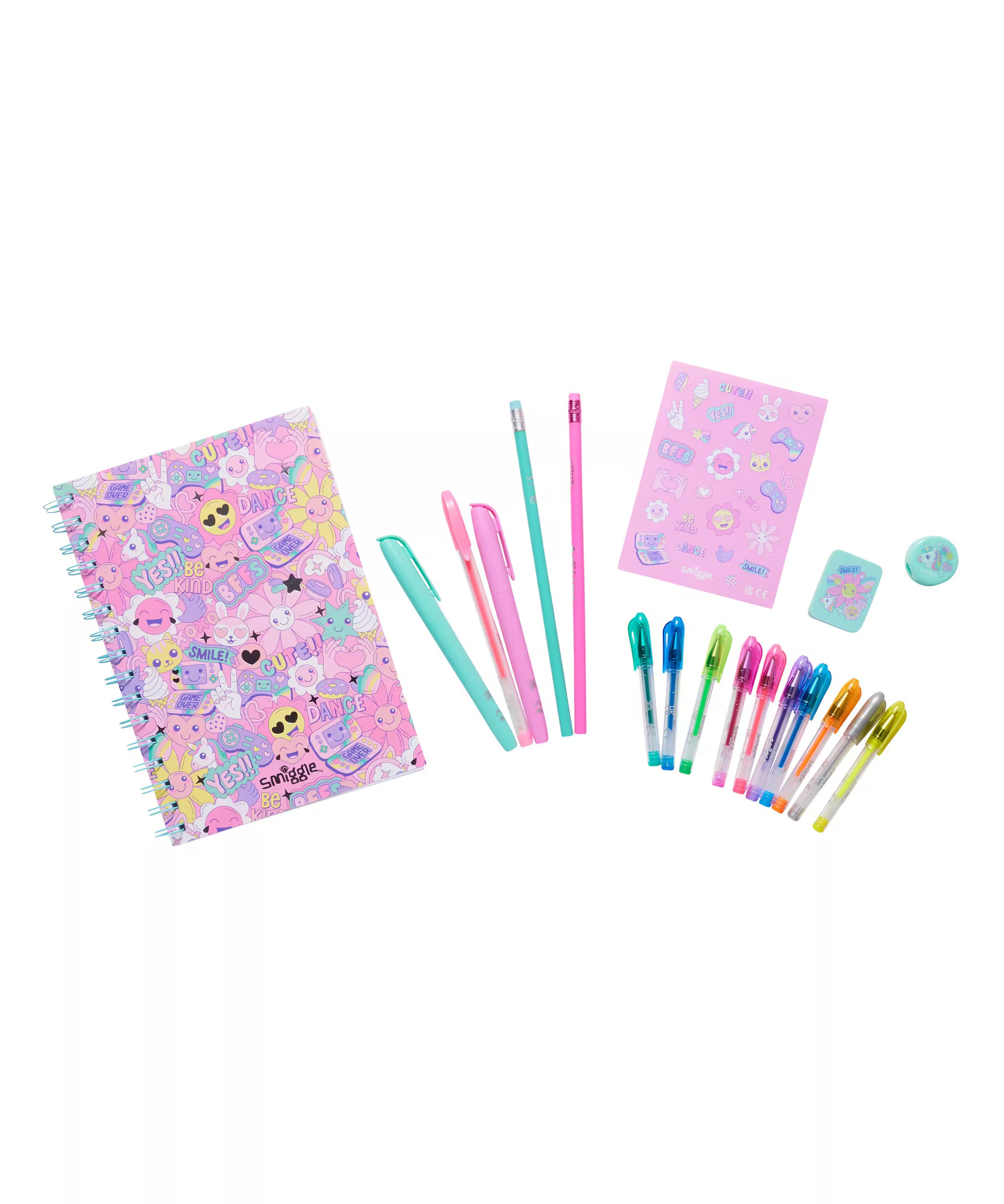 Smiggle - Epic A5 Notebook and Stationery Set