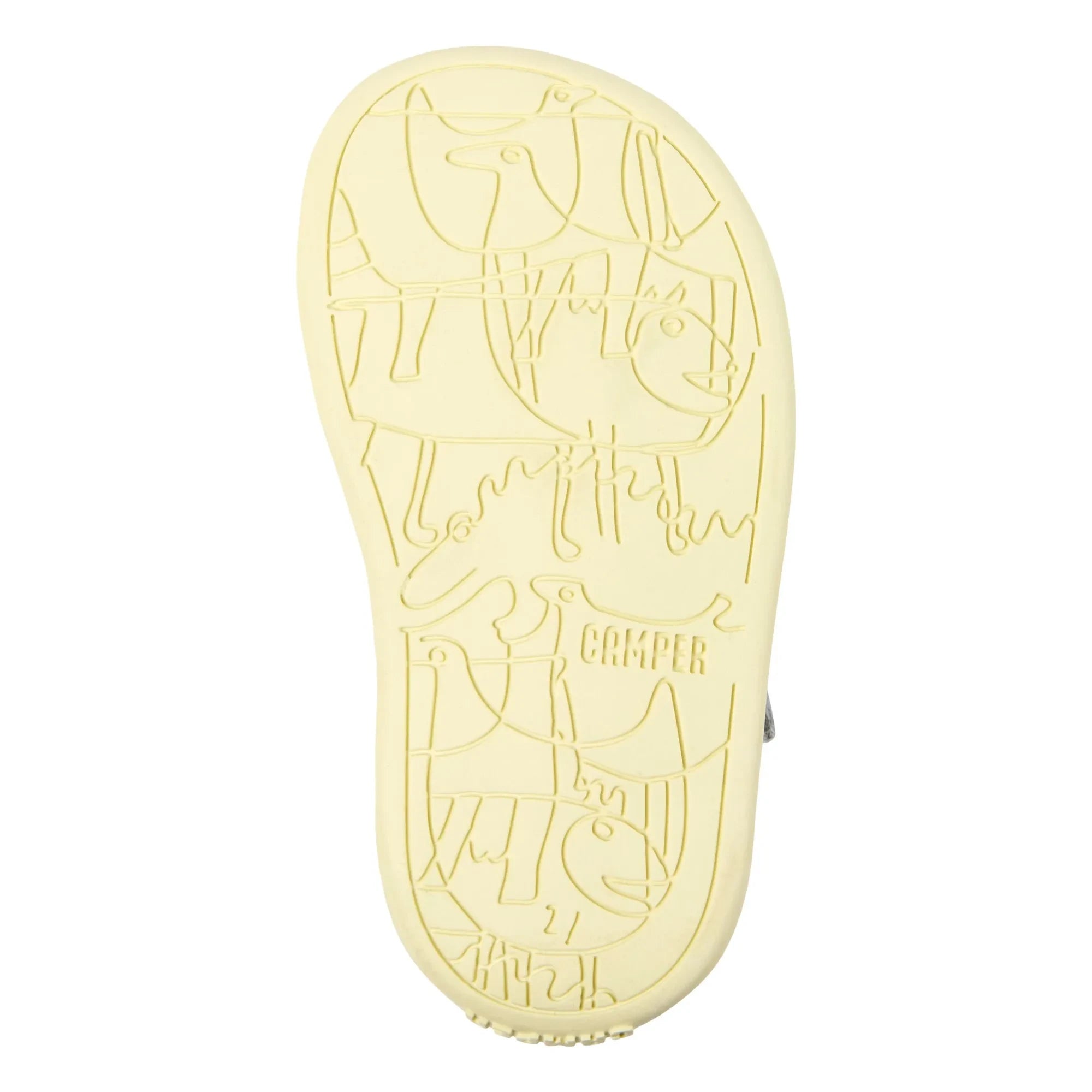 Camper - Bicho Baby Sandals | Silver