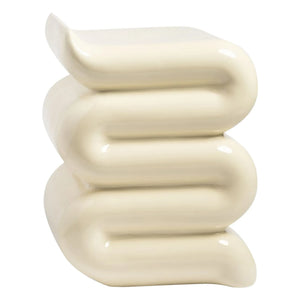 &Klevering - Ivory Whip Side Table