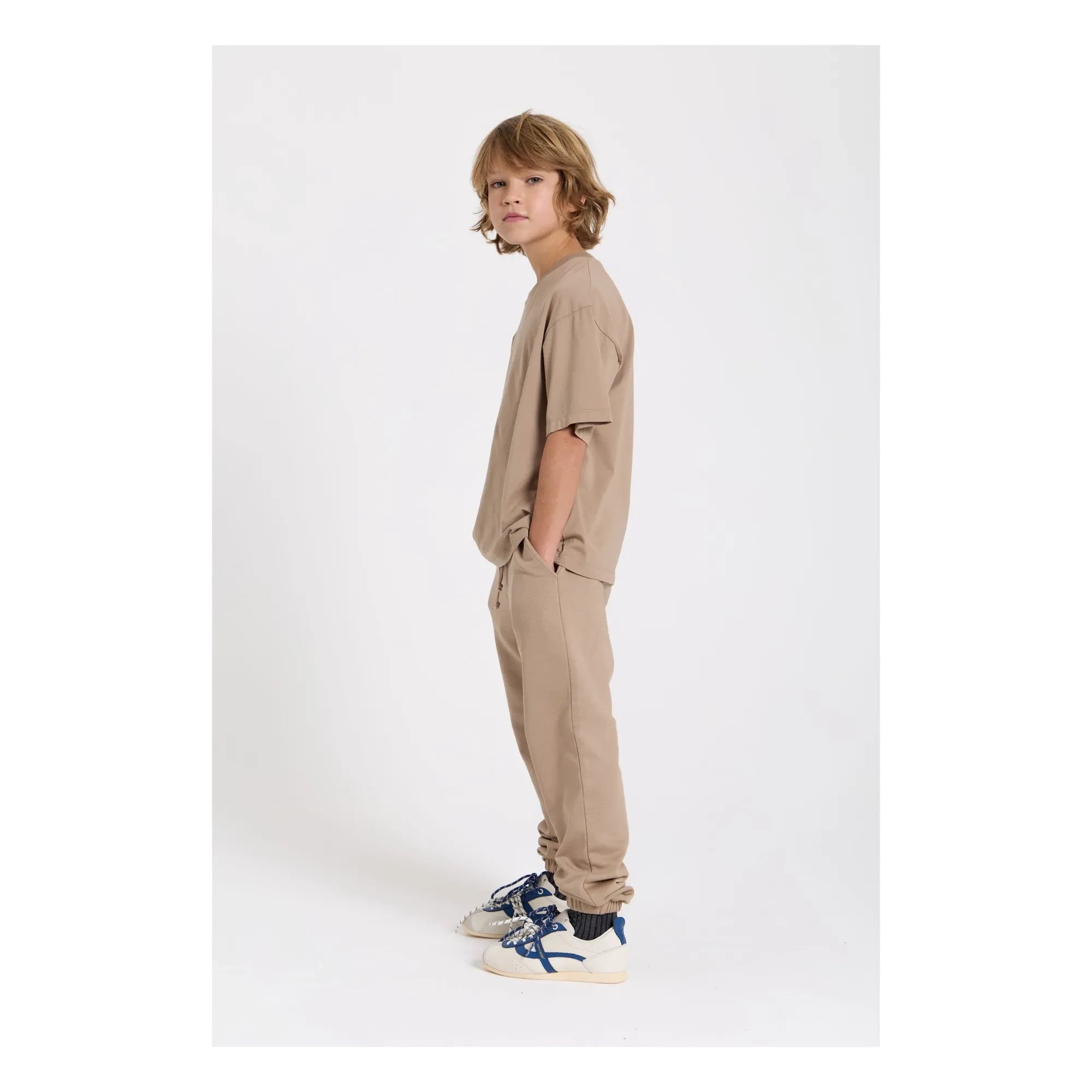 Smallable Kid - Nils Organic cotton t-shirt | Earth brown